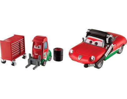 Mattel Cars 3 auta 2 ks Alex Machino a Giuseppe Motorosi