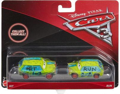 Mattel Cars 3 auta 2 ks Hit a Run