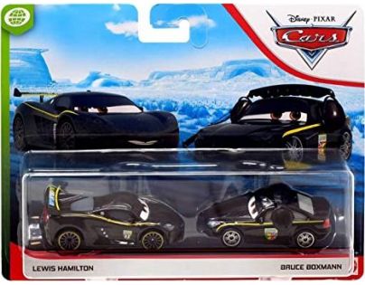 Mattel Cars 3 auta 2 ks Lewis Hamilton a Bruce Boxmann