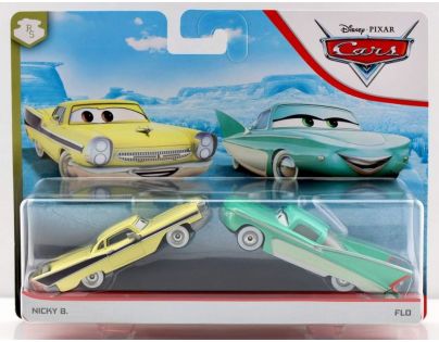 Mattel Cars 3 auta 2 ks Nicky B. a FLO