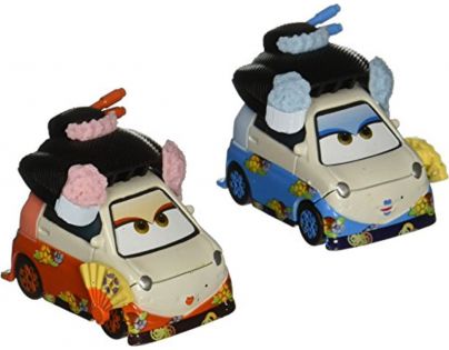 Mattel Cars 3 auta 2 ks Okuni a Shigeko - Poškozený obal