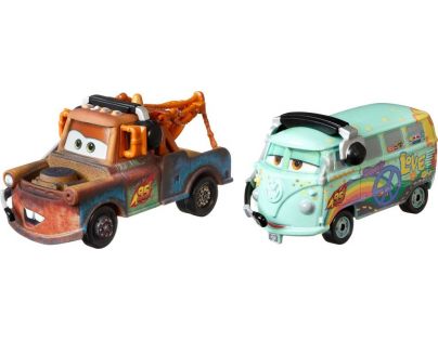 Mattel Cars 3 auta 2 ks Race Team Mater a Headset