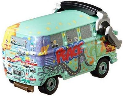 Mattel Cars 3 auta 2 ks Race Team Mater a Headset