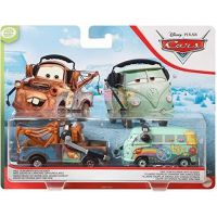 Mattel Cars 3 auta 2 ks Race Team Mater a Headset 6