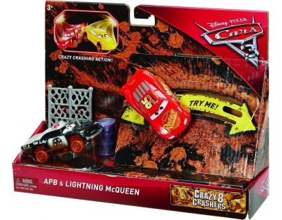 Mattel Cars 3 Bláznivá auta 2 ks Lightning McQeen