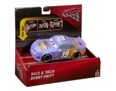 Mattel Cars 3 Bourací auto Bobby Swift