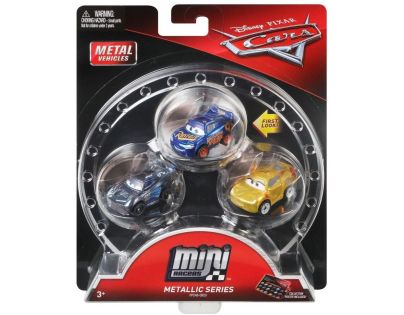 Mattel Cars 3 Mini auta 3ks lesklé