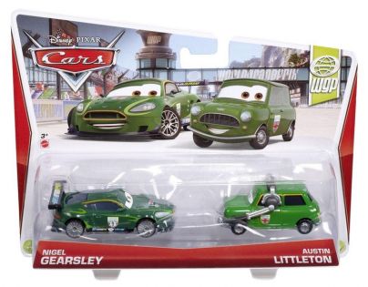 Mattel Cars 2 Autíčka 2ks - Nigel Gearsley a Austin Littleton