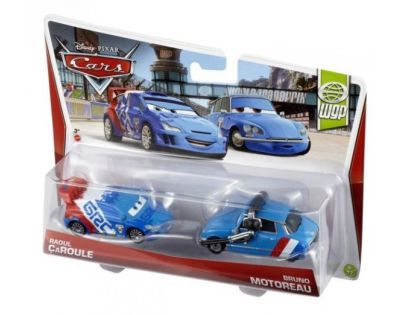 Mattel Cars 2 Autíčka 2ks - Raoul Caroule a Bruno Motoreau
