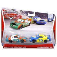 Mattel Cars 2 Autíčka 2ks - Sputter Stop a Gasprin 2