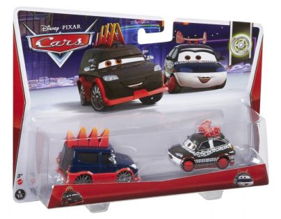 Mattel Cars 2 Autíčka 2ks - Yokoza a Chisaki