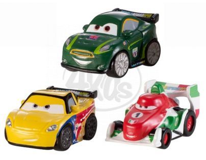 Cars Micro Drifters 3ks Mattel W7160 - W7165 Jeff Gorvette, Nigel Gearsley, Francesco