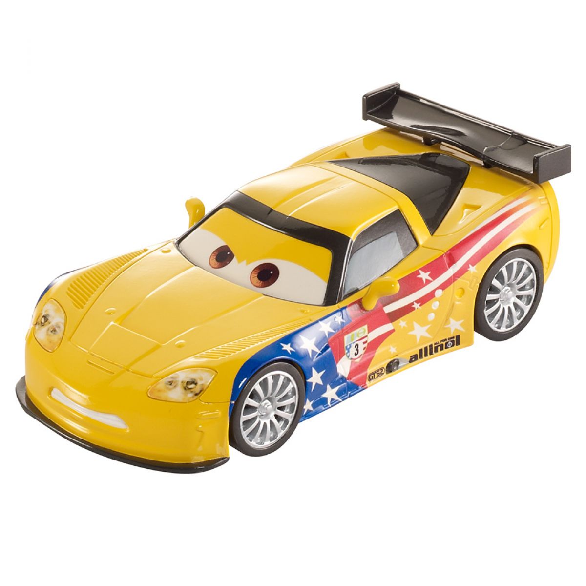 Cars natahovací auta Mattel Y9411 - Jeff Gorvette