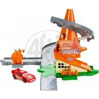 Mattel Cars Set Kardanová Lhota - Cozy Cone Spiral Rampway 2