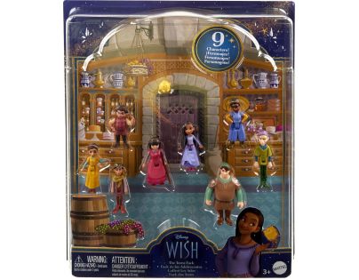 Mattel Disney Přání Sada 8 ks mini panenek