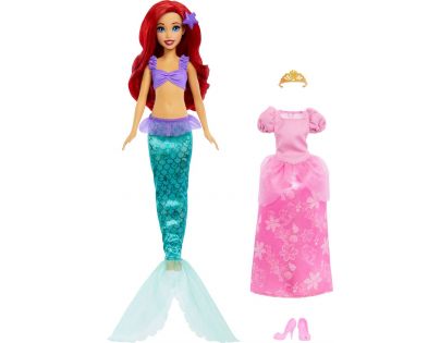 Mattel Disney Princess malá mořská víla Ariel s princeznovskými šaty 29 cm