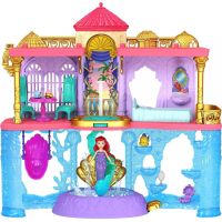 Mattel Disney Princess Malá panenka Ariel a královský zámek