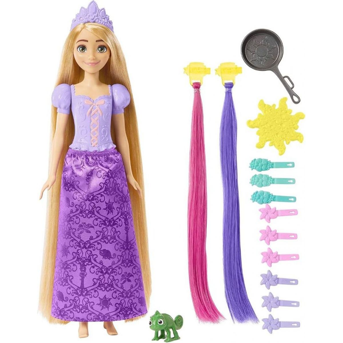 Mattel Disney Princess panenka Locika s Pohádkovými Vlasy HLW18