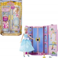 Mattel Disney Princess Panenka s královskými šaty a doplňky Popelka JCR96