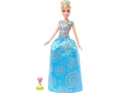 Mattel Disney Princess Panenka s královskými šaty a doplňky Popelka