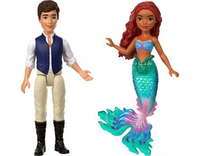 Mattel Disney Princess Sada 6 ks Malých panenek: Malá mořská víla s kamarády HLX19