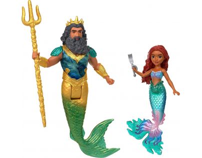 Mattel Disney Princess Sada 6 ks Malých panenek: Malá mořská víla s kamarády HLX19