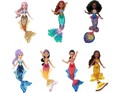 Mattel Disney Princess Sada 7 ks Malých panenek Malá mořská víla a sestřičky