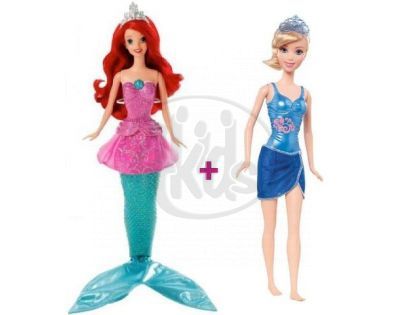 Mattel Disney princess Ariel + princezna zdarma - Ariel   Popelka