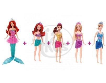Mattel Disney princess Ariel + princezna zdarma - Ariel   Popelka