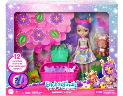 Mattel Enchantimals Panenka a miminka Danessa Jelínková 15 cm