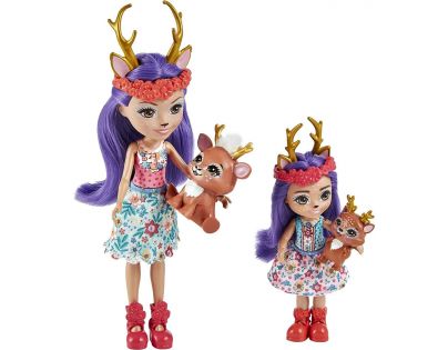 Mattel Enchantimals Panenka a setřička Danessa Deer a Sprint