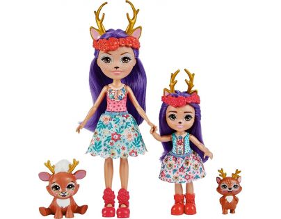 Mattel Enchantimals Panenka a setřička Danessa Deer a Sprint