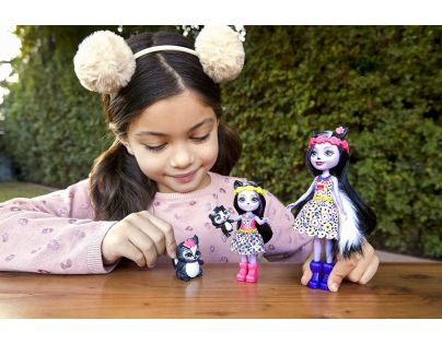 Mattel Enchantimals Panenka a setřička Sage Skunk a Caper