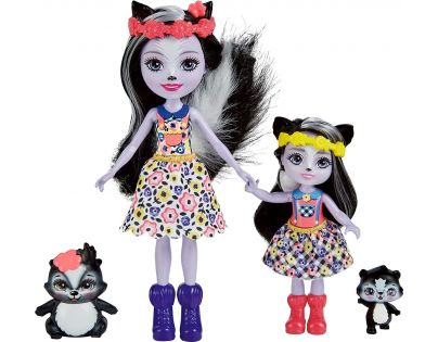 Mattel Enchantimals Panenka a setřička Sage Skunk a Caper