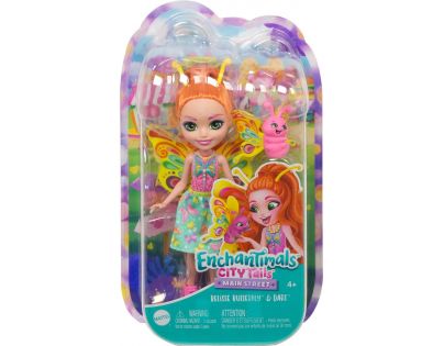 Mattel Enchantimals panenka a zvířátko Belisse Motýlková a Dart 15 cm