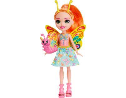 Mattel Enchantimals panenka a zvířátko Belisse Motýlková a Dart 15 cm