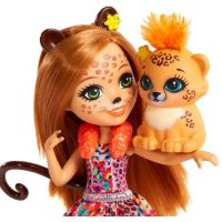 Mattel Enchantimals panenka a zvířátko Cherish Cheetah a Quick-Quick 3