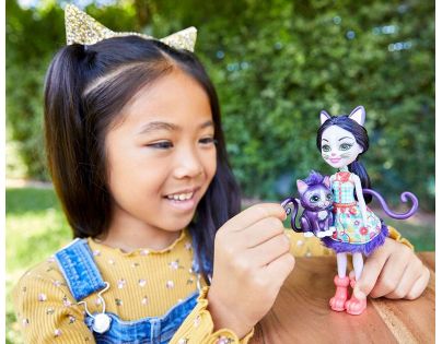 Mattel Enchantimals panenka a zvířátko Ciesta Cat a Climber