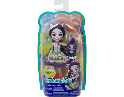 Mattel Enchantimals panenka a zvířátko Ciesta Cat a Climber