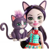 Mattel Enchantimals panenka a zvířátko Ciesta Cat a Climber 3
