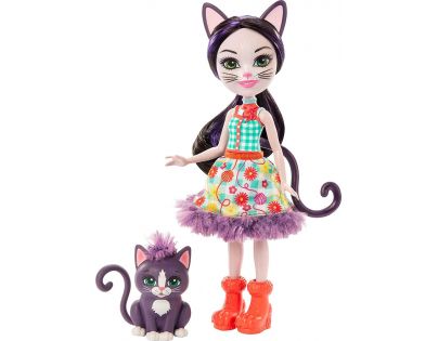 Mattel Enchantimals panenka a zvířátko Ciesta Cat a Climber