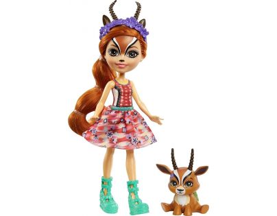 Mattel Enchantimals panenka a zvířátko Gabriela Gazelle a Racer