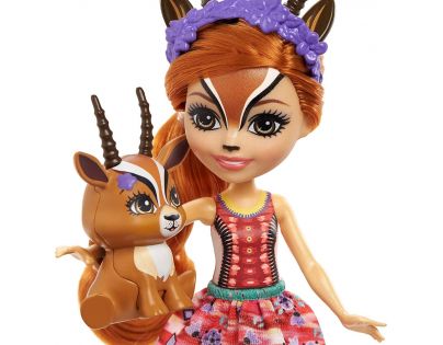 Mattel Enchantimals panenka a zvířátko Gabriela Gazelle a Racer