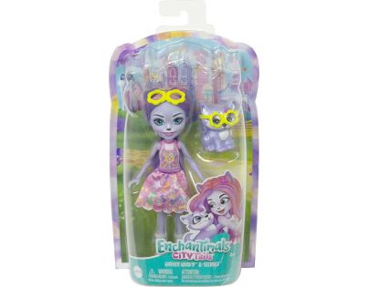 Mattel Enchantimals Panenka a zvířátko Hadley Husky a Sledder