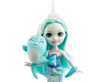Mattel Enchantimals panenka a zvířátko Naddie Narwhal a Sword