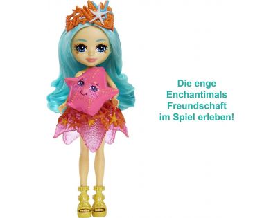 Mattel Enchantimals Panenka a zvířátko Royal Ocean Kingdom Staria Starfish a Beamy