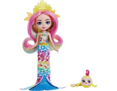 Mattel Enchantimals Panenka a zvířátko Royal Ocean Kingdom zlatá rybka