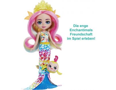 Mattel Enchantimals Panenka a zvířátko Royal Ocean Kingdom zlatá rybka