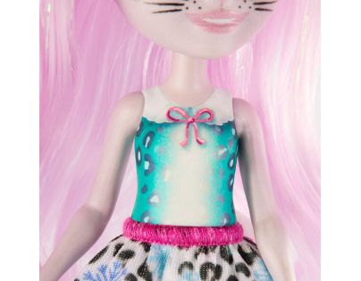 Mattel Enchantimals panenka a zvířátko Sybil Snow Leopard a Flake
