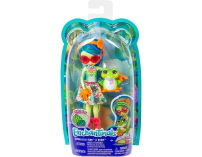 Mattel Enchantimals panenka a zvířátko Tamika Tree Frog a Burst